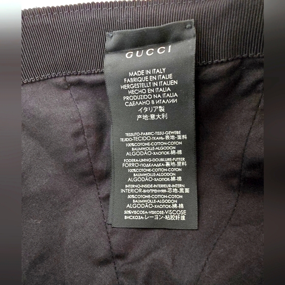 💯Authentic Gucci Montecarlo Rap Baseball Cap Black - Picture 7 of 12